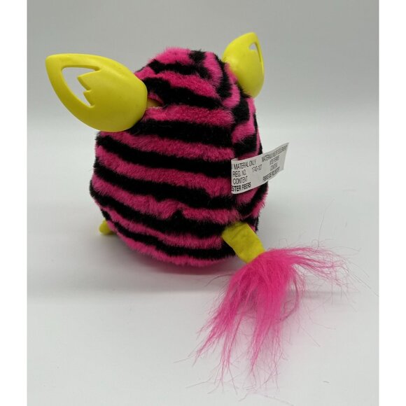 HASBRO Pink Black Striped FURBY Yellow Ears Boom Tested & Working - Picture 3 of 5